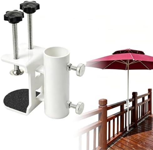 Upgrade Patio Umbrella Clamp Clip, Fit Balcony Railings, 1 Pcs by Unknown