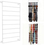 10 Tier Scarf Display Rack Tie Hijab Ribbon Organizer Gift Wrap Paper Holde by kunghei