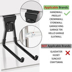 klasit Slatwall Hooks Black 20Pack Firmly and Durable Slatwall Accessories - Image 2