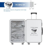 Grand Fusion Stow-N-Go Hanging Travel Shelves, Packing Organizer for Luggage. Carry on Closet for Suitcase. Expandable Packing Cube. Travel Essentials. (Light Gray - XL, XL = (L) 17.7" x (W) 11.8") - Image 4