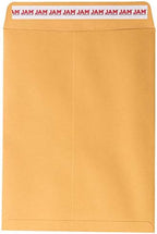 JAM PAPER 9 x 12 Open End Catalog Premium Envelopes with Peel and Seal Closure - Brown Kraft Manila - Bulk 500/Carton by JAMPaper