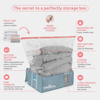 Compactor XXL 3 Vacuum Storage Bag & 3 Semi-Rigid Box, Closet Organizer, 210L - Image 5