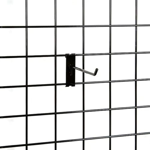 Econoco Gridwall Display Hooks, 96 Pack, Black, 10in - Image 2