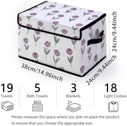 Stackable Storage Bins with Lids, 3 Pack - Image 2