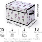 Stackable Storage Bins with Lids, 3 Pack - Image 2