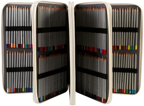 384 Slots Pencil Case, 4-Layer Organizer with Shoulder Strap - Image 3