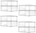 Vtopmart 8 Pack Large Clear Stackable Storage Drawers for Closet, Pantry by Vtopmart