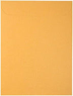 JAM PAPER 9 1/2 x 12 1/2 Open End Catalog Envelopes with Peel and Seal Closure - Brown Kraft Manila - Bulk 500/Box - Image 3