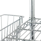TRINITY EcoStorage 21-Inch Metal Hanging Basket, Chrome, NSF, 2-Pack - Image 7