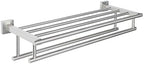 Alise Double Towel Rack for Bathroom Wall Mounted 20 Inch,Brushed Nickel by Alise