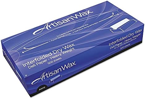 Bagcraft Artisanwax Interfolded Dry Wax Deli Paper, 10 X 10.75, White, 500/box, 12 Boxes/Carton - Image 2