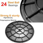 2 PCS 16 Inch Lazy Susan Turntable Heavy Duty Rotating Swivel Stand Lazy Susan with Steel Ball Bearings Flat Base Stand for TV/Computer/Monitor/Arts/Crafts/Bonsai/Statue/Cabinet Organizer - Image 3