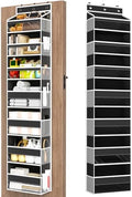 Mefirt Over The Door Organizer, 7 Tier Door Hanging Organizers with 7 Large Pockets 12 Side Pockets, Behind Door Storage Hanging Shelves for Closet Bathroom Bedroom Nursery by Mefirt