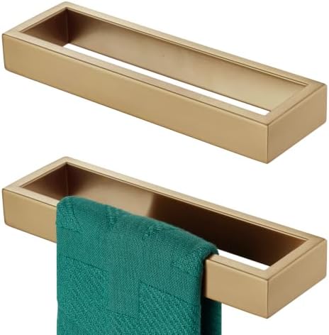 KOKOSIRI Towel Ring Wall Mount Hand Towel Racks 9-Inch Kitchen Holder Bathroom Hardware Champagne Bronze Stainless Steel, 2 Pack B4008CPG-L9-P2 by KOKOSIRI