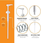 Glass Laundry Detergent Dispenser 4-Pack with Pumps | 1 Gallon Glass Jug - Image 4