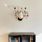 Mod Made Mid Century Modern Bubble Wall Mounted Coat Rack, Color Ball Black Frame - Image 6