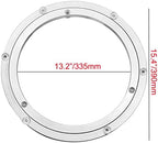 Aluminium Alloy Turntable Bearing, Heavy Duty Swivel Turntable Lazy Susan Rotating Bearing Turntable Round Dining Table Smooth Swivel Plate Hardware, 16" - Image 2