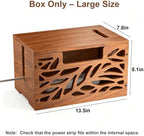 Wooden Cable Management Box, Large Cord Hider Box, Cord Box - Image 3
