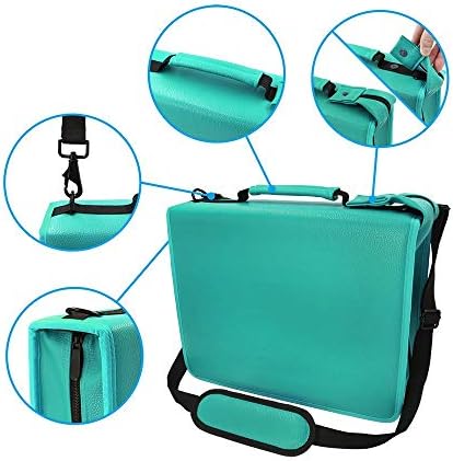 YOUSHARES 200 + 16 Slots Pencil Case & Extra Pencil Layer Holder - Bundle for Prismacolor Watercolor Pencils, Crayola Colored Pencils, Marco Pens and Cosmetic Brush (216 slots Green) - Image 6