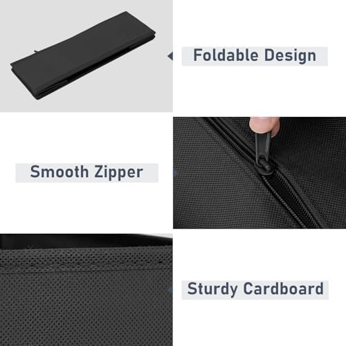 DIMJ Drawer Organizer Clothes Storage - 20 Pack Baby Dresser Organizer for Nursery, Foldable Closet Drawer Organizer Bins for Bedroom Organization, Fabric Storage Dividers for Socks, Underwears, Bras - Image 6