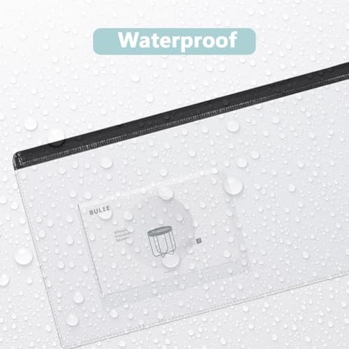 Clear Plastic Envelopes 100 Pcs Zipper Pouches Label Pocket - Image 5