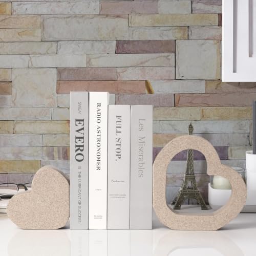 Book Ends for Shelves, Resin Decorative Bookends for Heavy Books - Image 3
