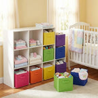 Hillban 24 Pcs Storage Cubes 11'' Collapsible Storage Bins Bulk, Multicolor - Image 6