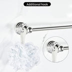 WINCASE Chrome Towel Bar 24 Inch, Adjustable Crystal Towel Rack, Silver Single Towel Holder for Bathroom Wall Mounted Modern - Image 6