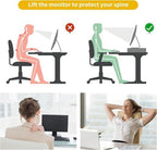 gianotter Desk Organizers and Accessories, Monitor Stand with Drawer and 2 Pen Holder, Desktop Organizer Suitable for Offices and Dormitories (Green) - Image 2