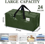 4 Pcs 24 Gallon Extra Large Moving Bags Heavy Duty Storage Bag - Image 3