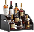 Countertop Liquor Bottle Organizer Shelf, 3-Tier by HRUSGO