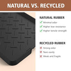 Extra Large Heavy Duty Boot Natural Rubber Shoe Mat for Entryway with Shoes Brush Large Boot Mat Multi-Purpose for Indoor or Outdoor, 16.1x 47.6 Inches - Image 5