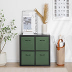 StorageWorks 13x13 Storage Cubes, Cube Organizer Bins, Green, 4-Pack - Image 4