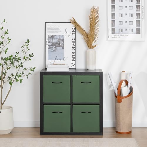 StorageWorks 13x13 Storage Cubes, Cube Organizer Bins, Green, 4-Pack - Image 4