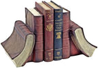Bellaa Decorative Bookends Vintage Books Ends Retro Old World Farmhouse Country Cottage Bookshelf Library Home Decor 7 inch Antiques 23509 - Image 2