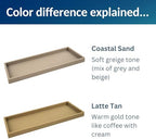 Spacewiser Countertop & Vanity Silicone Tray – 2 PC (11.7" & 7.7") Set - Image 6