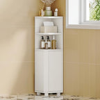 Hzuaneri Corner Cabinet, Small Bathroom Corner Cabinet with Doors by Hzuaneri