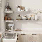 Vivelove Deep Floating Shelves 55x12” Set of 2, Grey - Image 6