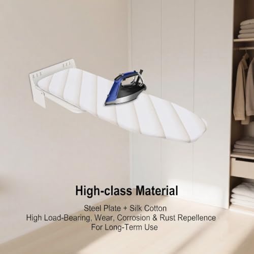 Foldable Ironing Board 37.4’’x7.5’’ Wall Mounted Ironing Board - Image 7