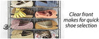 Whitmor Over The Door Shoe Shelves - 26 Sections - Crosshatch Gray - Image 4