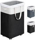 Goodpick 75L Laundry Hamper with Wheels & Removable Wash Bag for Dorm by Goodpick