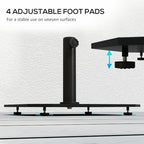 Outsunny Square Patio Umbrella Base, 41 lbs for 1.3"/1.5"/1.9" Poles, Black - Image 6