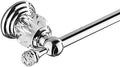WINCASE Chrome Towel Bar 24 Inch, Adjustable Crystal Towel Rack, Silver Single Towel Holder for Bathroom Wall Mounted Modern by WINCASE