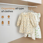 GoodtoU Velvet Baby Clothes Hangers 50 Pack 11.8 Inch Gray - Image 5