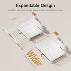 Runnatal Large Dish Drying Rack, Extendable Dish Rack Over Sink - Image 2
