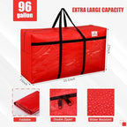4 Pcs 96 Gallon Extra Large Moving Bags Heavy Duty Storage Bag - Image 3