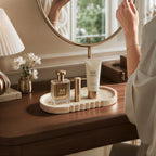 Travertine Marble Tray, 10" X 5" Bathroom Tray Countertop - Image 2