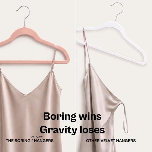 66 Pack Rose Gold Velvet Hangers Non Slip, Felt Hangers - Image 4