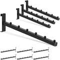 HUHOLE 10 Pack 12 Inch Gridwall Waterfall Hooks with 6 Ball Faceouts by HUHOLE