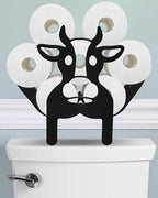 Cow Toilet Paper Holder Stand, Decorative Toilet Paper Storage by Wigag